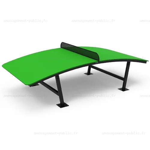 Table de ping pong incurvée pour sport de ballon